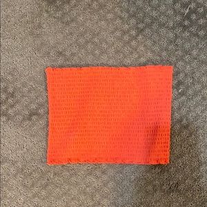 Smocked hollister tube top NWOT size small